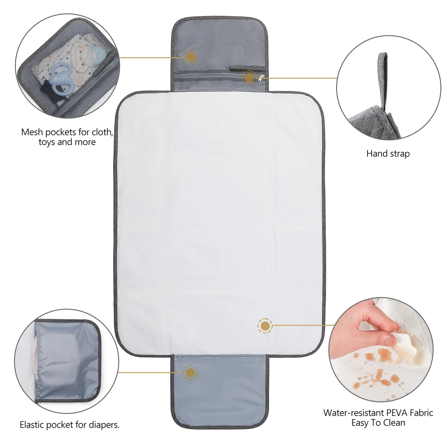 Portable Diaper Changing Pad